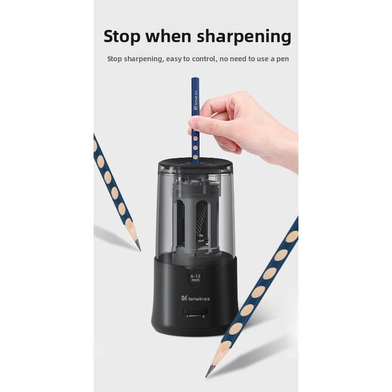 Electric Pencil Sharpener - A Semi-automatic Power Plug-in Model of Pencil Sharpener for Primary School Students To Use As Learning Tools.