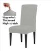 Set of 4 Elastic Chair Cover Dining Room Slipcovers Stretch Solid Removable Seat Protector Furniture Protector Office Home Decor