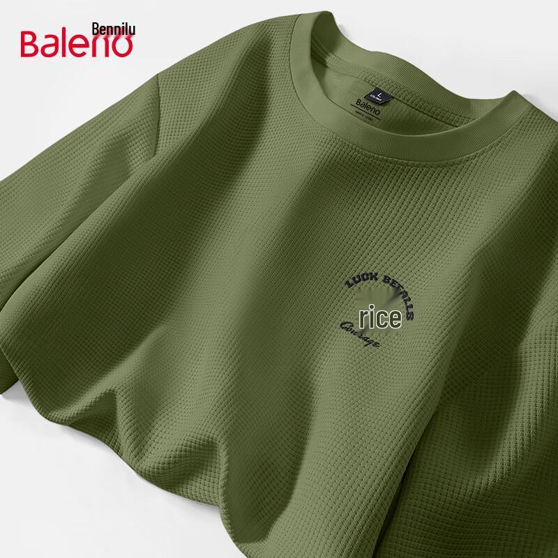 Baleno Men's Waffle Knit Long Sleeve T-shirt
