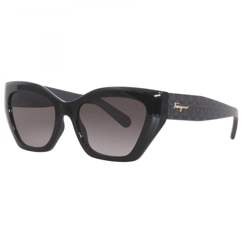Ferragamo Grey Gradient Cat Eye Ladies Sunglasses Sf1043s 001 54