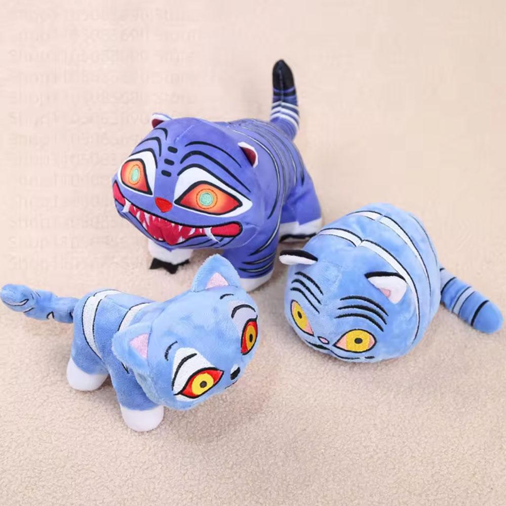 Non-Toxic 5-Piece Adorable Stuffed Animal Set Tiger Plush Toy With Black Hat And Children Group Stuffed Animal For Fans Gifts Cute Collectible