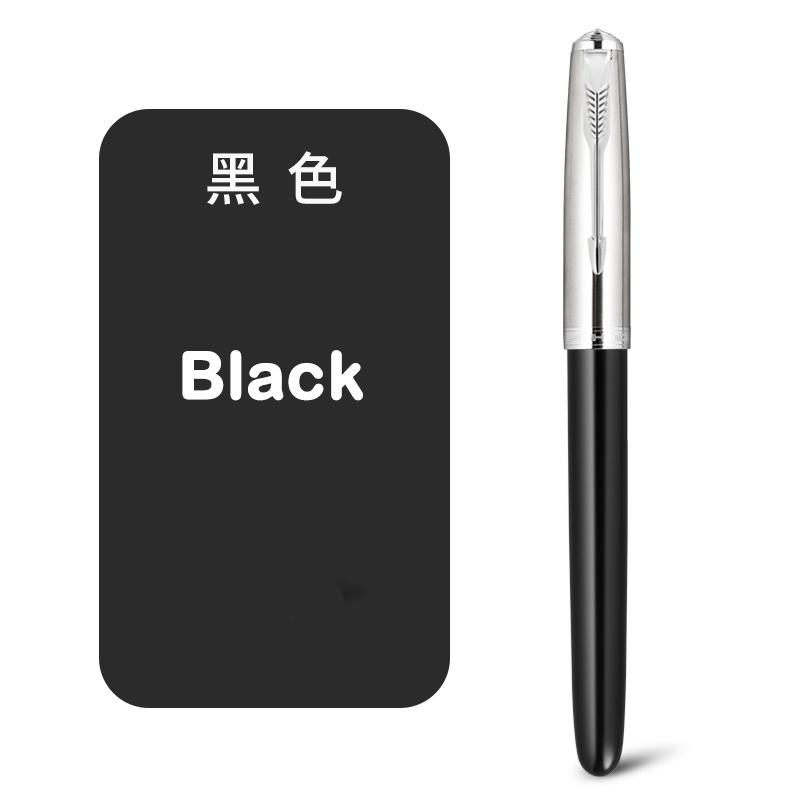 Luxury Quality JINHAO 86 Fountain Pen Business Office writing Pen Financial Student School Stationery Supplies Classic Ink Pens (Black,0.5mm) чёрный