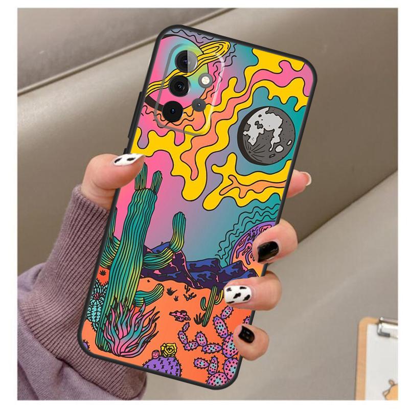 Indie Hippie Pouzdro Na Samsung Galaxy A34 A54 A14 A06 A16 A26 A36 A56 A12 A32 A52 A13 A33 A53 A15 A35 A55