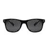 Beige Dual Vision Pinhole Sunglasses - Stylish Multi-Hole Design