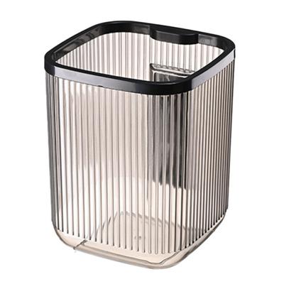 Yousheng Mini Desk Κάδος απορριμμάτων με μεγάλο άνοιγμα Διαφανές πλαστικό καλάθι απορριμμάτων θήκη κινητού τηλεφώνου για μπάνιο κουζίνα γραφείου
