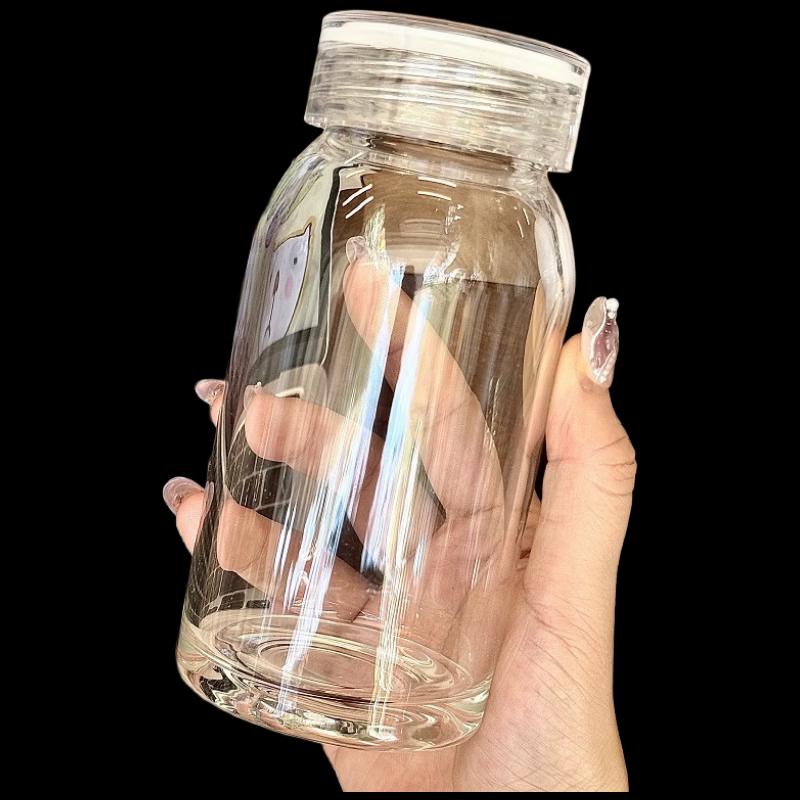 Shangqi Heat-Resistant Borosilicate Glass Coffee & Milk Cups, 350ml (Set of 3)