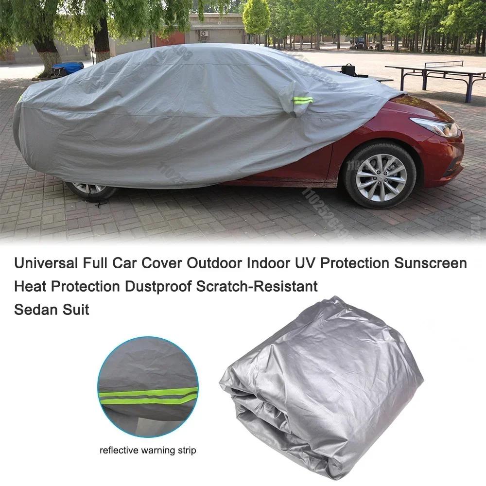 Neue Voll-Autoplane Verdickt Outdoor Sonnenschutz Wärmeisolierung Sonne UV-beständig Staubdicht Anti Limousine Vier Jahreszeiten Universal