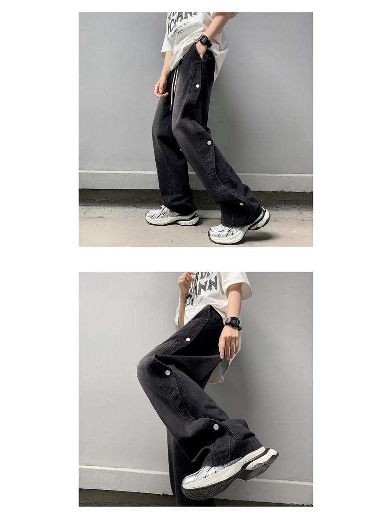 Men's Hong Kong Style Plaid Shirt Autumn Set - High-End Teen Cool & Handsome Outfit