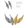 2 Piezas Pegatinas Metálicas 3D Para Coche Alas de Ángel Grandes Exteriores Automóviles Externos Anime Águila Decoración Accesorios