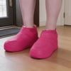 1 Pair Waterproof Shoe Cover Outdoor Non-slip Overshoes Galoshes Reusable Foldable Rain Boot Shoes Protector Cover for Men Women