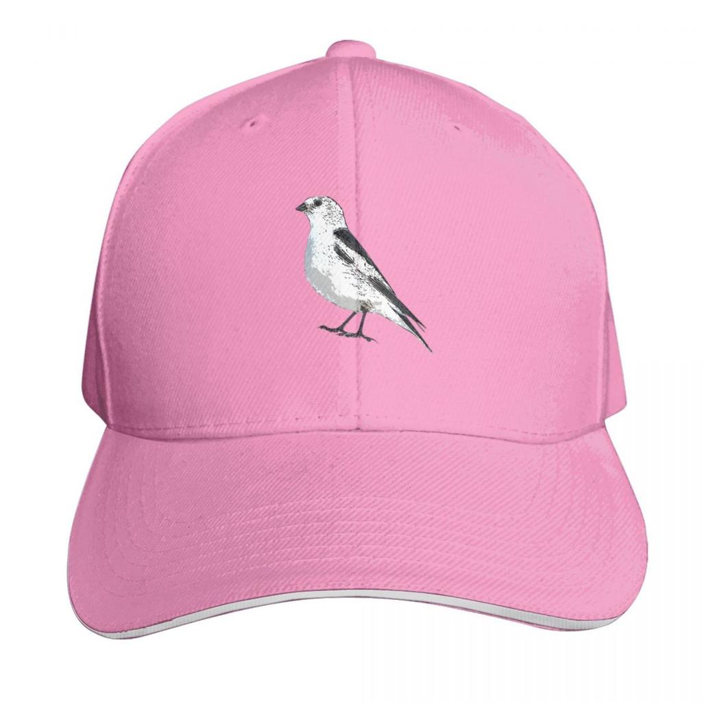 Snow Bunting Black Alternate Design Baseball Cap Winter Hats for Unisex Sun Hat Derby Hat Funny Hats Unisexs Womens