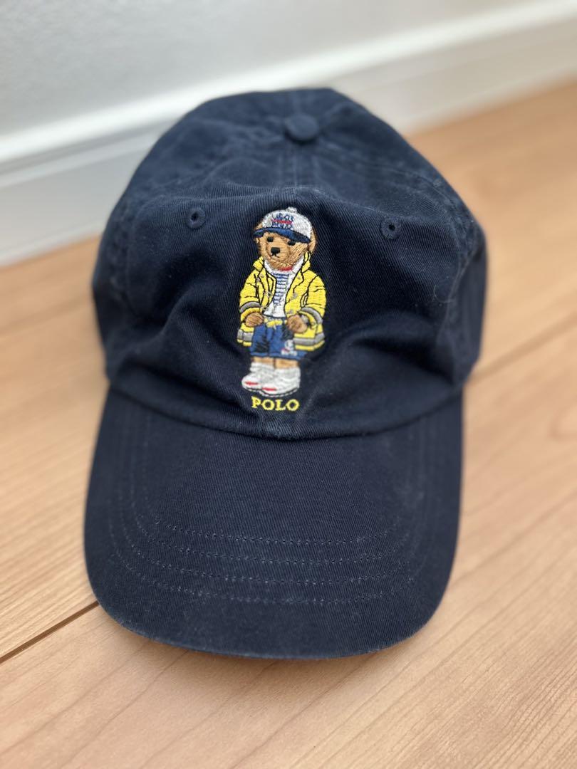 

[USED] POLO RALPH LAUREN Navy Cap Polo Bear