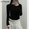 La Chapelle Damen Kunst-Zweiteiler Langarm Basis-Shirt