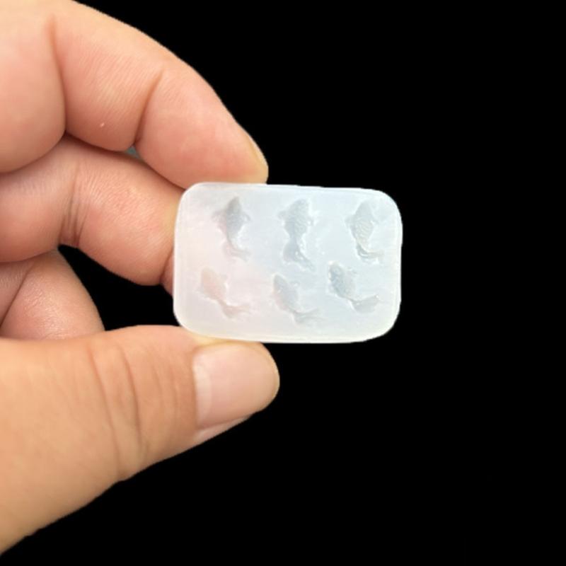 Stampo in Silicone per Alimenti a Forma di Pesce, Decorazione Ciondolo, Strumento per Artigianato per Bambini, Progetti Fai-da-Te e Ornamenti per la Casa