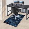 1PC Moon Night Carpet Ultra Soft, Thick & Absorbent, Non Slip Machine Washable Mat for Entryway