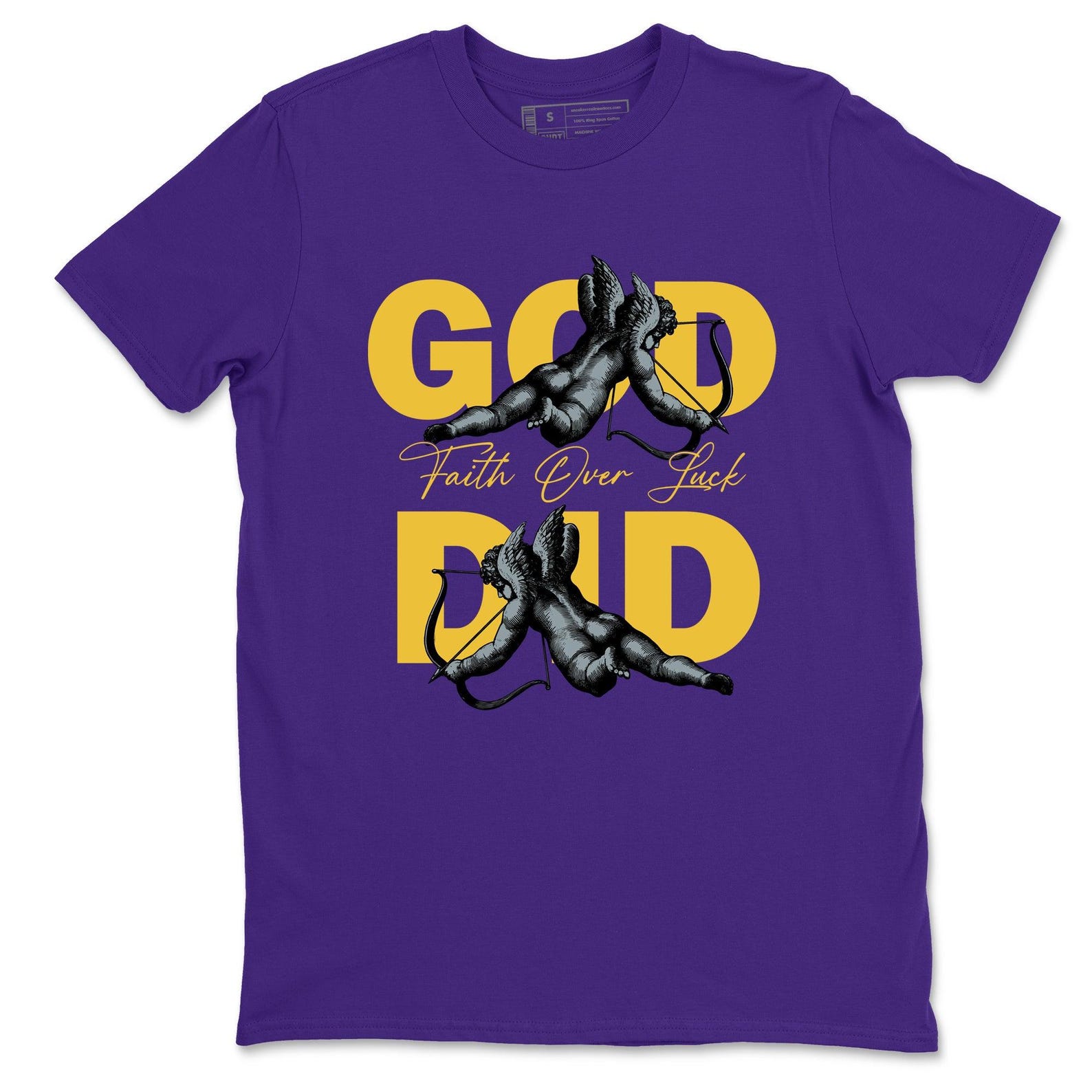 God Did Unisex Graphic T-Shirts To Match Sneakers 4s Lakeshow 4XL