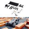 1Celsius18 RC Metal Snow Plow Replacement for    RC Crawler Car Snow Shovel Alloy Shock Absorption