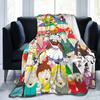 Southpark Collage Cartoon Anime Flannel Blanket Funny Throw Blanket for Home 150*125cm Rug Piece