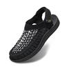 Fashion New Design Mesh Cloth Sandals Men Breathable Summer Flat Outdoor Handmade Sandals Antiskid Beach Sneakers Hollow Out Desert Shoe