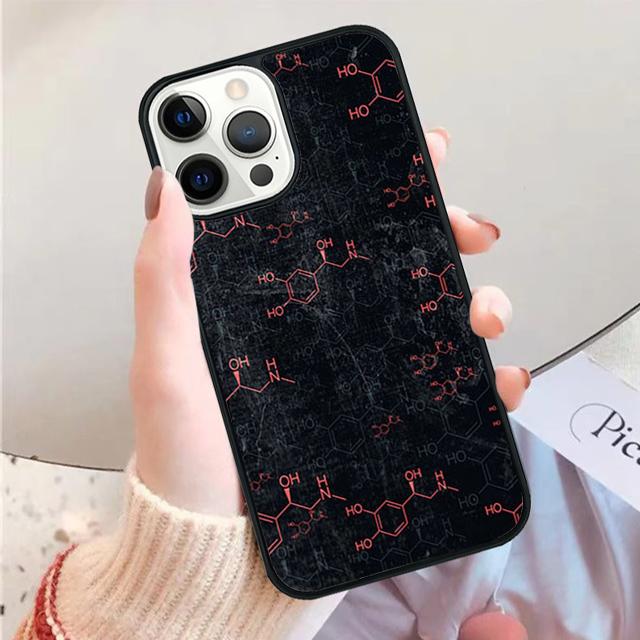 Vintage Seamless Chemistry Laboratory Phone Case Cover For iPhone 17 Air 15 16 14 Plus 11 12 13 Pro Max Apple Max