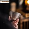 111ml Gilt Rust Glaze Mountain Teacup Japanese Tea Bowl Set Of Cups Tea-tasting Meditation Cup Chazhan Master Cups Tea Ceremony