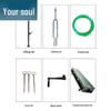 Portable Manual Telescoping Lightning Rod with Alloy Case