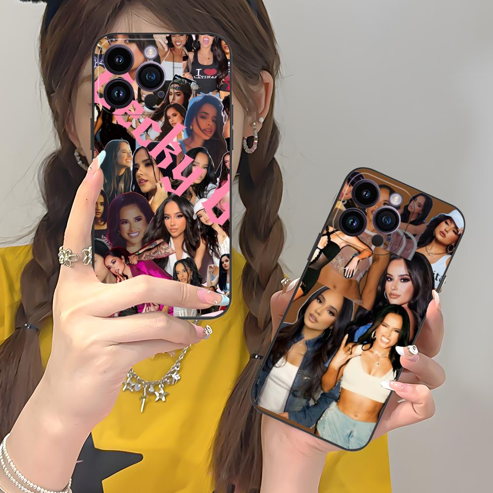 Fashion Becky G Matte TPU Mobile Phone Case for iPhone 17 16 15 14 13 12 11 X XR XS 8 7 Air Pro Max Plus Mini Colorful Cover