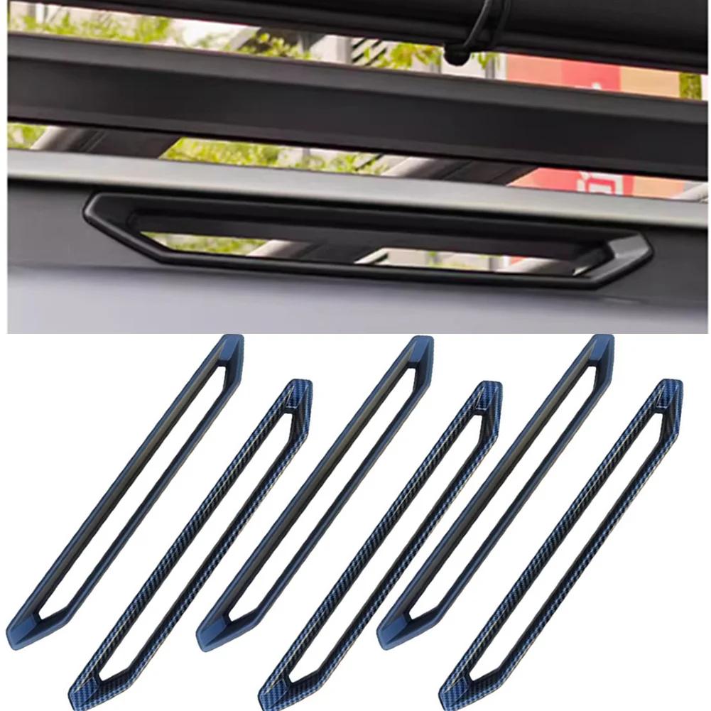 For Jetour 2025 2025 Jetour T2 Carbon Fiber Style 6PCS Roof Cover Rack Decorative Plate Strip Iuggage Car Accessories