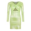 AmyLynn Womens/Ladies Metallic Front Tie Bodycon Dress