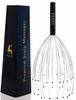 USAGA Masajor Cap cu 36 de Degete Scărpinător Scalp Relaxare Corp (Negru)