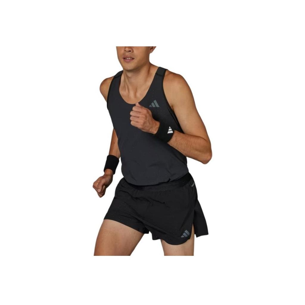 Adidas Pantaloncini da Corsa Adizero Split Uomo Pantaloni Nero IK9720