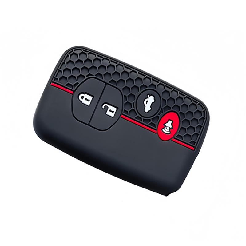 Smart Silicone Key Fob Remote Cover Case Housing Mount Fit For Toyota Rav4 Land Cruiser Camry Highlander Prado Prius 4 Buttons