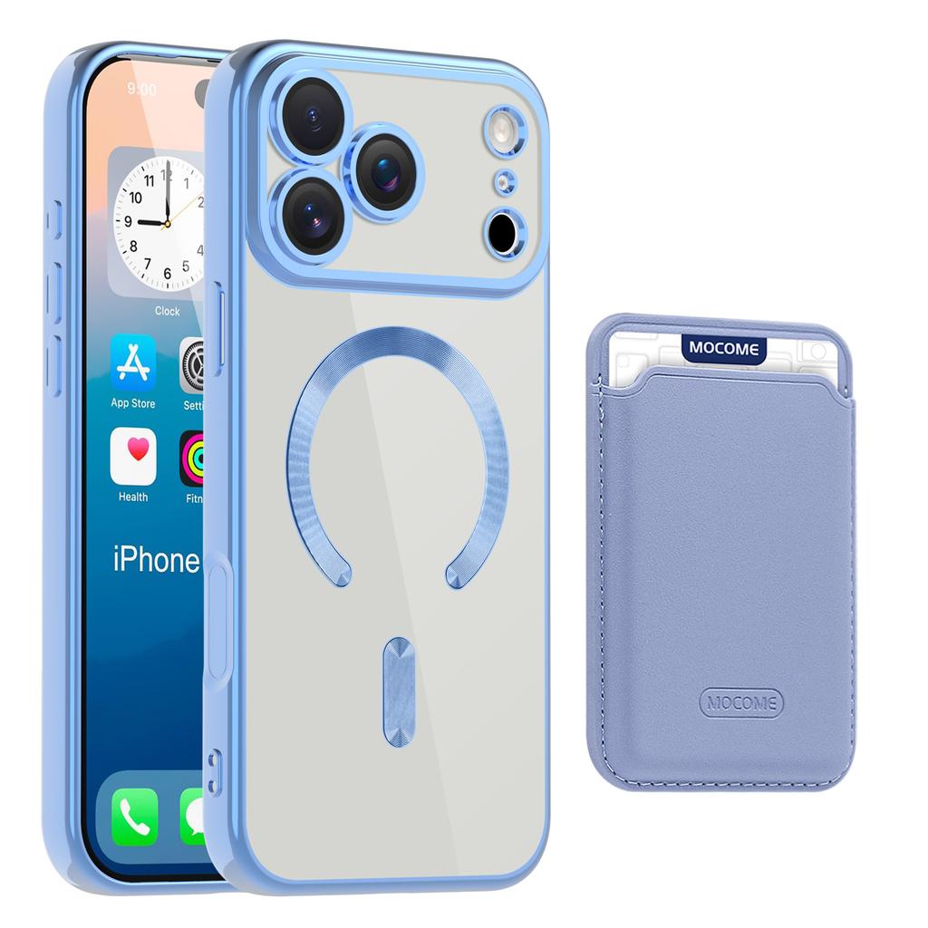 For iPhone 11 12 13 14 15 16 17 Pro Max Air 16E 16 Plus Wireless Charging Phone Case Luxury Magnetic Card Bag Protective Cover