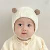 Cute Winter Warm Kids Girl Boys Baby Hats Fleece Wool Hemming Caps Wool Ear Protection Hats Soft Newborn Bonnet