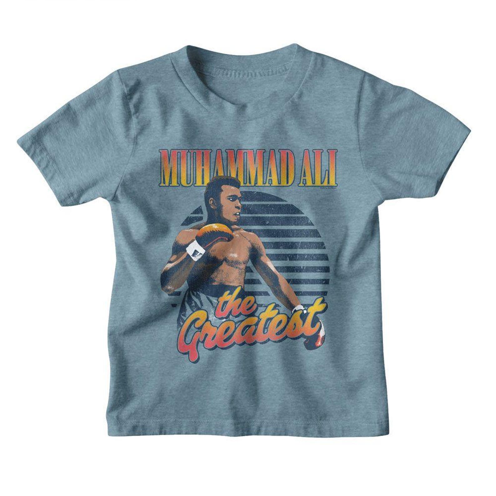 Muhammad Ali Greatest Gradients Vintage Indigo Toddler T-Shirt 2XL