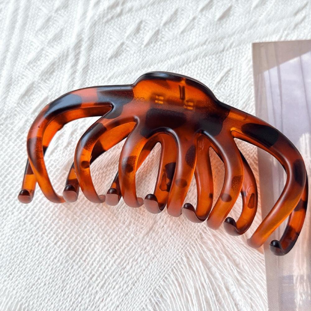 Strong Grip Leopard Print Clip French Elegance Tortoiseshell Hair Clip Claw Clips  Office