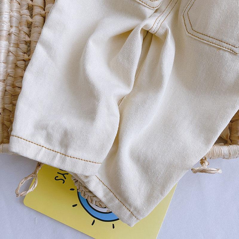 Spring New Kids Pants Bud Waist Girls Trousers Fashion Boys Denim Pants Girl Jeans