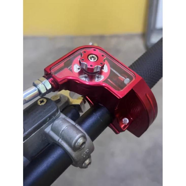 7/8''22mm CNC Aluminum Motorcycle Accelerator Handlebar Throttle Twist Grip Twister For Pit Dirt Bike Motocross ATV Offroad Throttles 2