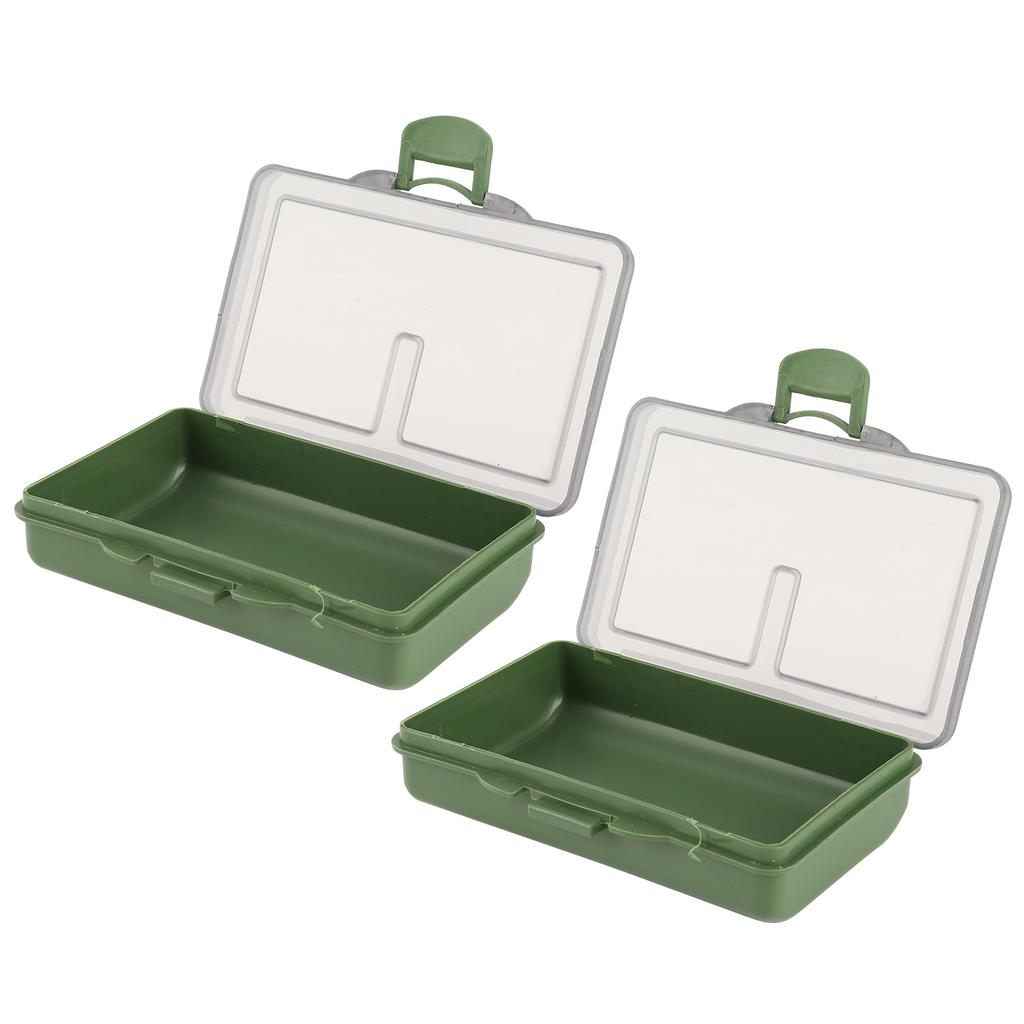 2Pcs Fishing Hook Bait Gadget Box Mini PP Storage Box Case for Fishing Tackle Accessories1