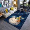 Little Prince and Fox Carpet Suitable As a Non-slip Mat for the Living Room or Bedroom Sofa