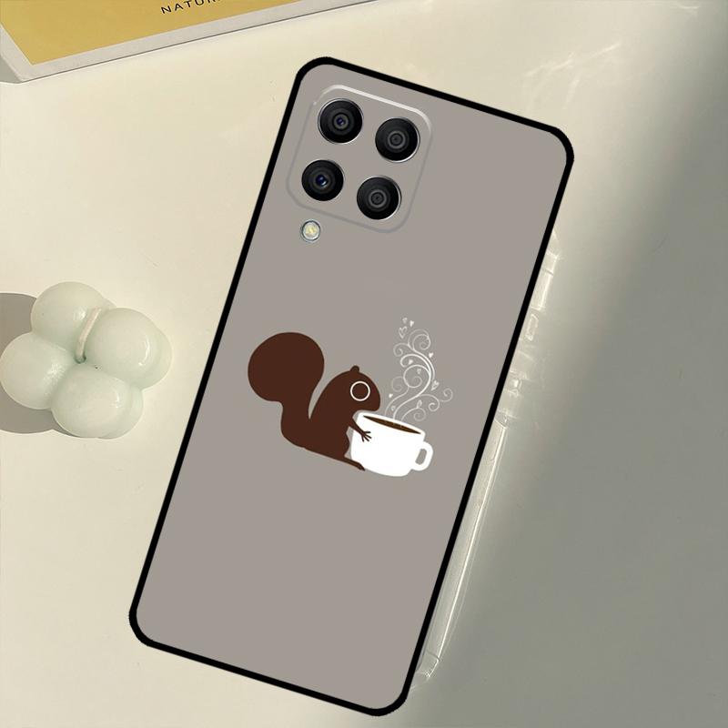 Cartoon Animal Squirrel For Samsung Galaxy M16 M06 M12 M55 M15 M35 M14 M34 M54 M11 M21 M31 M13 M33 M53 M32 M52 Case