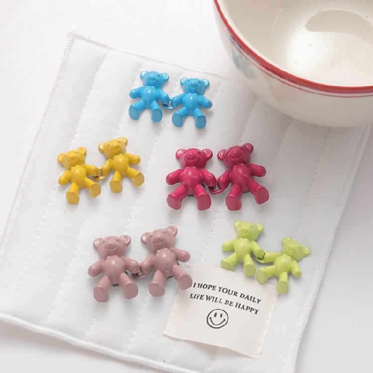 Colorful Bear No Sew Waist Button Jeans Buttons Cute Bear Jeans Buttons Pins
