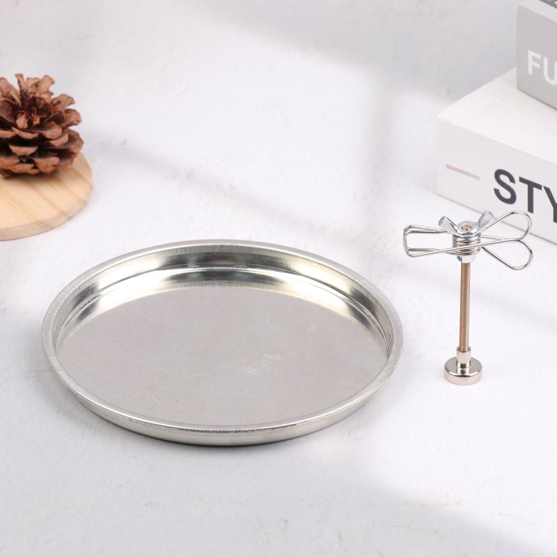 Stainless Steel Adjustable Magnetic Mosquito Coil With Tray Household Multifunction Incense Mosquito Repellent Holder