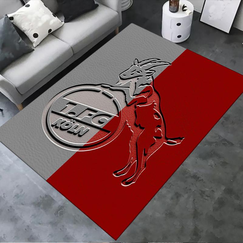 

2025 Новый Ковер FC KÖLN для Гостиной Спальни Дома Украшение Дивана, Детский Нескользящий Коврик 52 40x60cm( 15x23in )