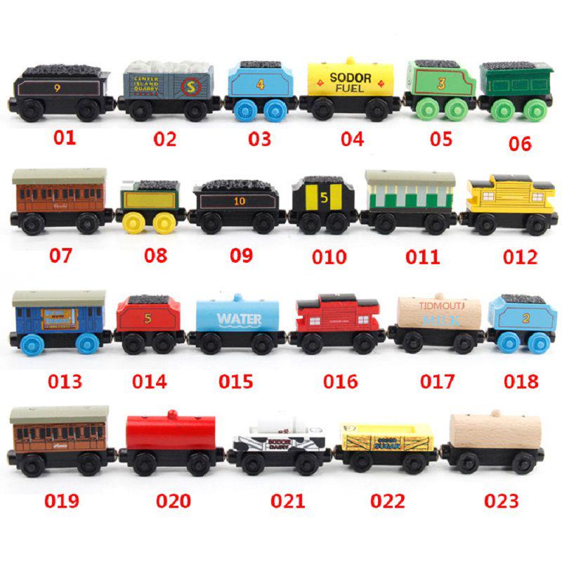 Thomas Train Car Tender Wooden Magnetic Railway Toy Truck Kids Gift Set