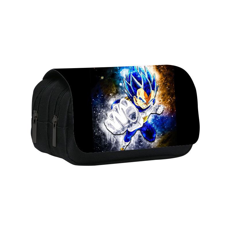 Dragon Ball Goku Anime Pencil Case Big Pencil Bags Stationery Pen Case For Boys Trousse Double Layer School Pencil Case