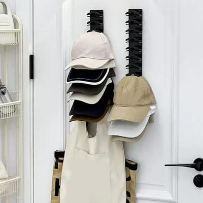 Hut-Organizer Wandmontage Mehrschichtig Baseballkappen Aufbewahrung Display Halter Platzsparend Schlafzimmer Tür Schrank Hut Aufhänger Gestell