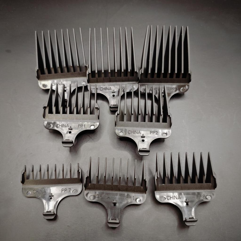 8 PZ Pettini Guida per Tagliacapelli #1-#8 Sostituzione Prewave Per Wahl Lame T-Blade Impugnatura Estrema Trimmer Barba Ioni di Litio 09893-1901-417 -1917
