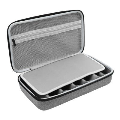 Travel Sunglasses   Case   Slot Eyeglasses Hard   Storage Box for Multiple Pairs Gray