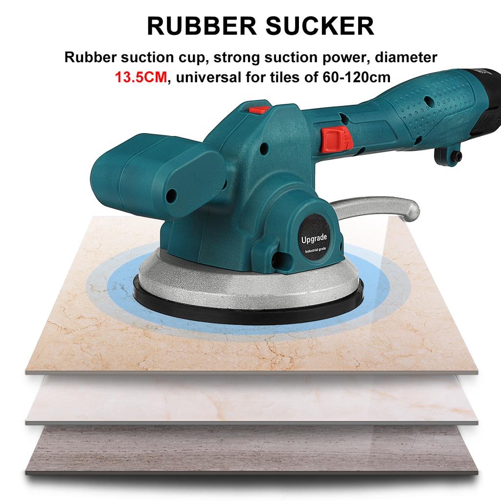 1000W Tiles Tiling Machine Tile Vibrator Suction Cup Adjustable Protable Automatic Floor Vibrator Leveling Tool